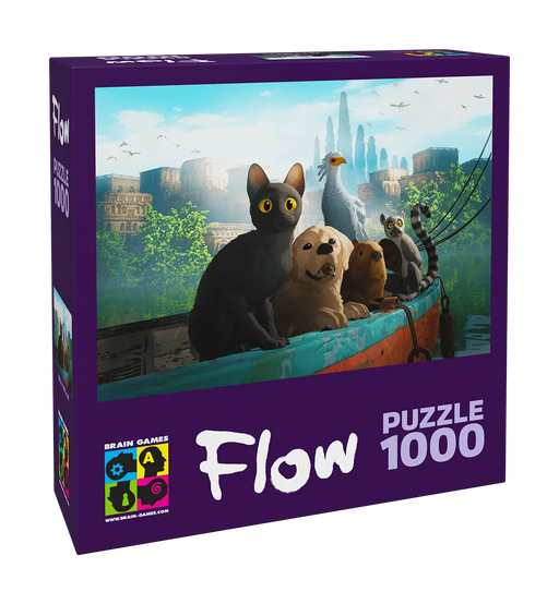 Brain Games LV Puzles Puzle 1000 Flow — filmas tēli