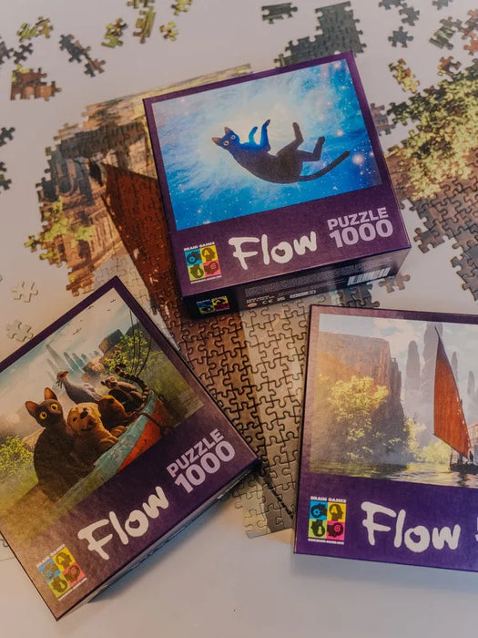 Brain Games LV Puzles Puzle 1000 Flow — filmas tēli