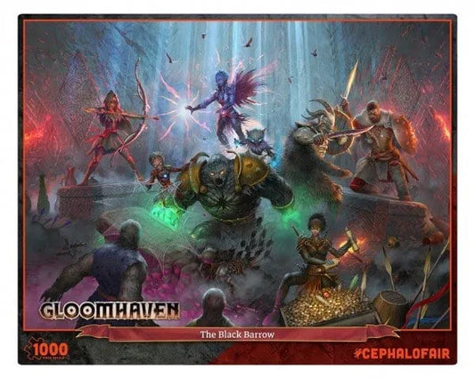 n/a Gloomhaven Puzzle - The Black Barrow (1000)