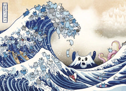 Brain Games LV Puzles Puzle 1000 - Great Wave Of Catagawa