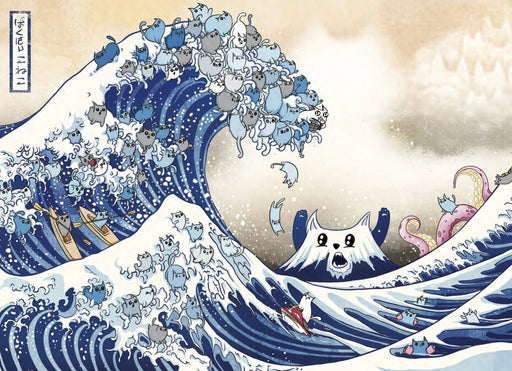 Brain Games LV Puzles Puzle 1000 - Great Wave Of Catagawa