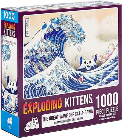 Brain Games LV Puzles Puzle 1000 - Great Wave Of Catagawa