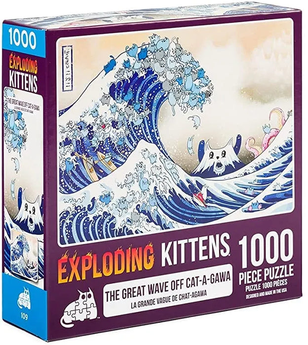 Brain Games LV Puzles Puzle 1000 - Great Wave Of Catagawa