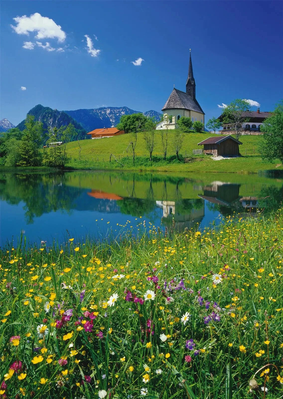 Brain Games LV Puzles Puzle 1000 - Inzell, Einsiedlhof And St. Nicholas Church