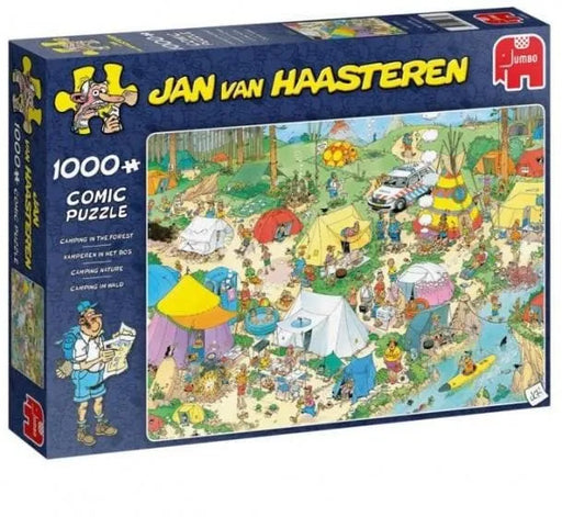 Brain Games LV Puzles Puzle 1000 Jan van Haasteren - Camping In The Forest