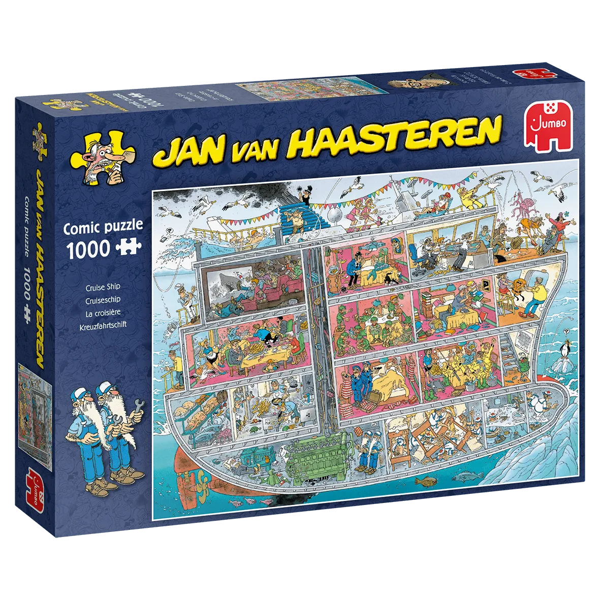 Brain Games LV Puzles Puzle 1000 Jan van Haasteren - Cruise Ship