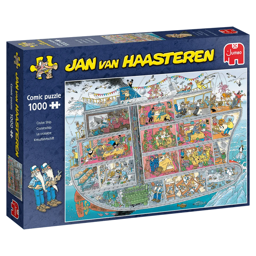 Brain Games LV Puzles Puzle 1000 Jan van Haasteren - Cruise Ship
