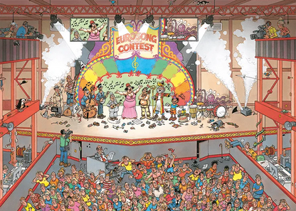 Brain Games LV Puzles Puzle 1000 Jan van Haasteren - Eurosong Contest