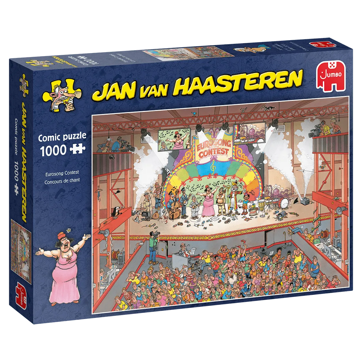 Brain Games LV Puzles Puzle 1000 Jan van Haasteren - Eurosong Contest