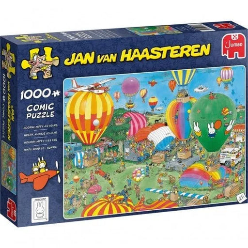 Brain Games LV Puzles Puzle 1000 Jan van Haasteren - Hooray, Miffy 65 Years