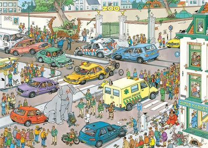 Brain Games LV Puzles Puzle 1000 Jan van Haasteren - Jumbo Goes Shopping