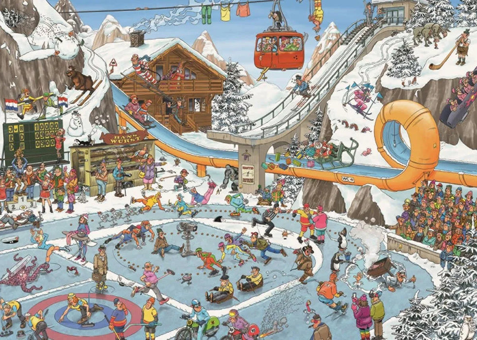 Brain Games LV Puzles Puzle 1000 Jan van Haasteren - Winter Games