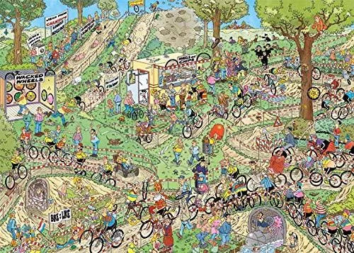 Brain Games LV Puzles Puzle 1000 Jan van Haasteren - World Championships Cyclocross