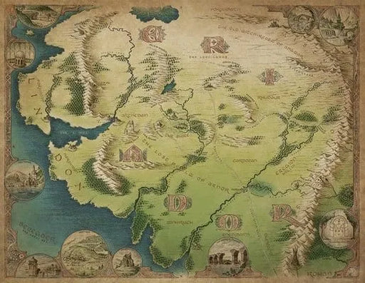 Brain Games LV Eriador Map, 100