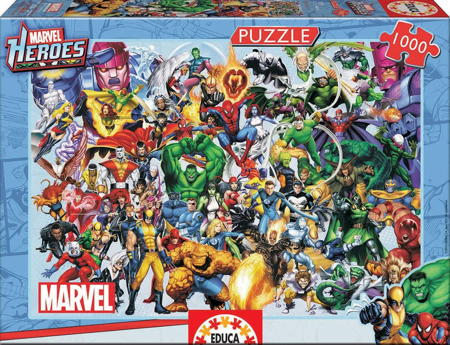 Brain Games LV Puzles Puzle 1000 - Marvel Varoņi