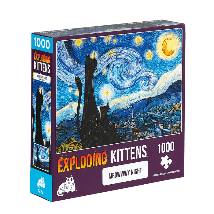 Brain Games LV Puzles Puzle 1000 - Mrowwwwy Night