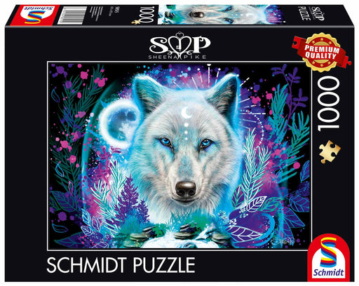 Brain Games LV Puzles Puzle 1000 - Neon Arctic Wolf