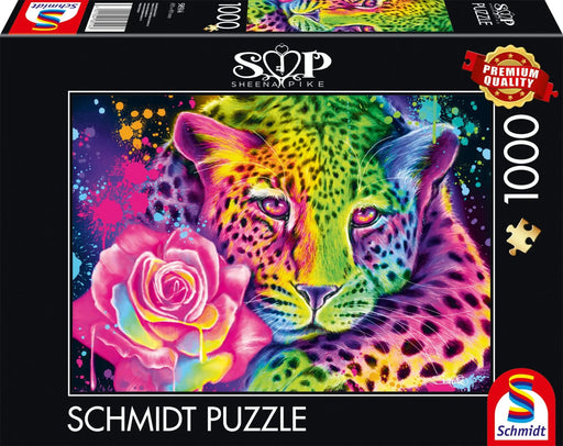 Brain Games LV Puzles Puzle 1000 - Neon Rainbow Leopard