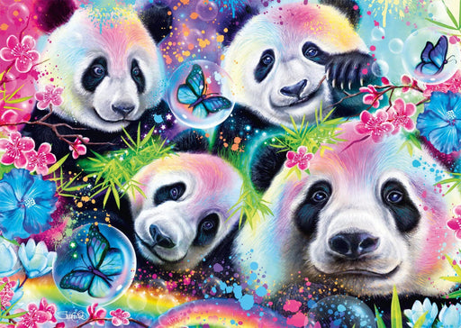 Brain Games LV Puzles Puzle 1000 - Neon Rainbow Pandas