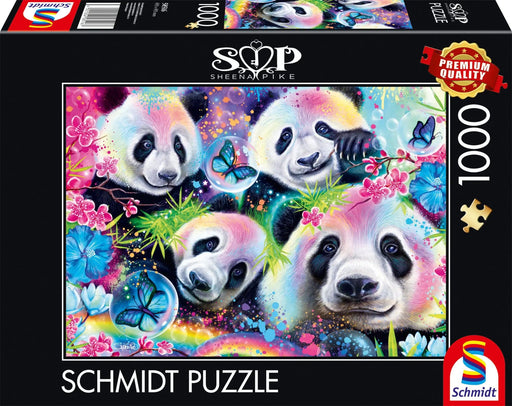 Brain Games LV Puzles Puzle 1000 - Neon Rainbow Pandas