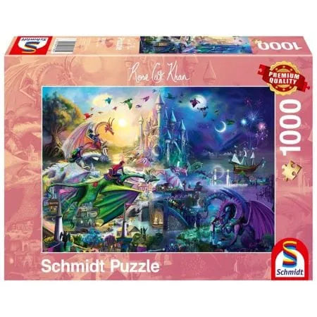 Brain Games LV Puzles Puzle 1000 - Nightly Dragon Competition
