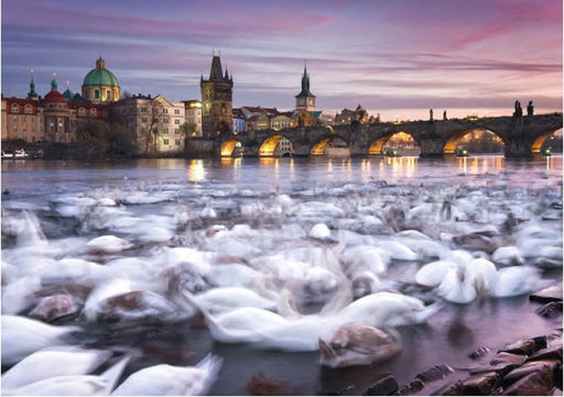Brain Games LV Puzles Puzle 1000 - Prague – Swans