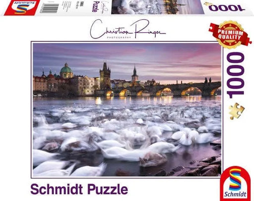 Brain Games LV Puzles Puzle 1000 - Prague – Swans