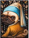 Brain Games LV Puzles Puzle 1000 - Pug With A Pearl Earring