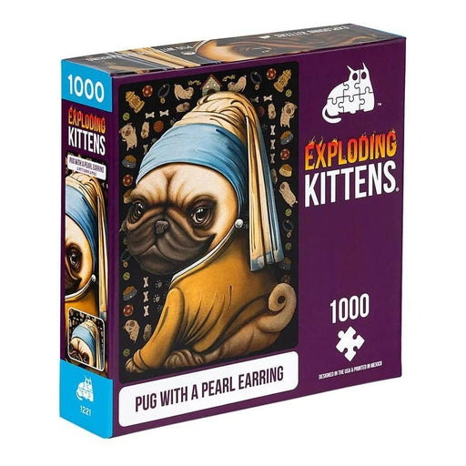 Brain Games LV Puzles Puzle 1000 - Pug With A Pearl Earring