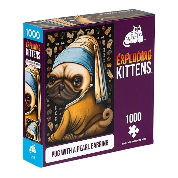 Brain Games LV Puzles Puzle 1000 - Pug With A Pearl Earring