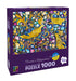 Brain Games LV Puzles Puzle 1000 Purple Witty Fox - Emerald birds