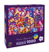 Brain Games LV Puzles Puzle 1000 Purple Witty Fox - Fairy-tale birds
