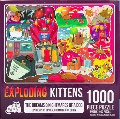 Brain Games LV Puzles Puzle 1000 - The Dreams And Nightmares Of A Dog