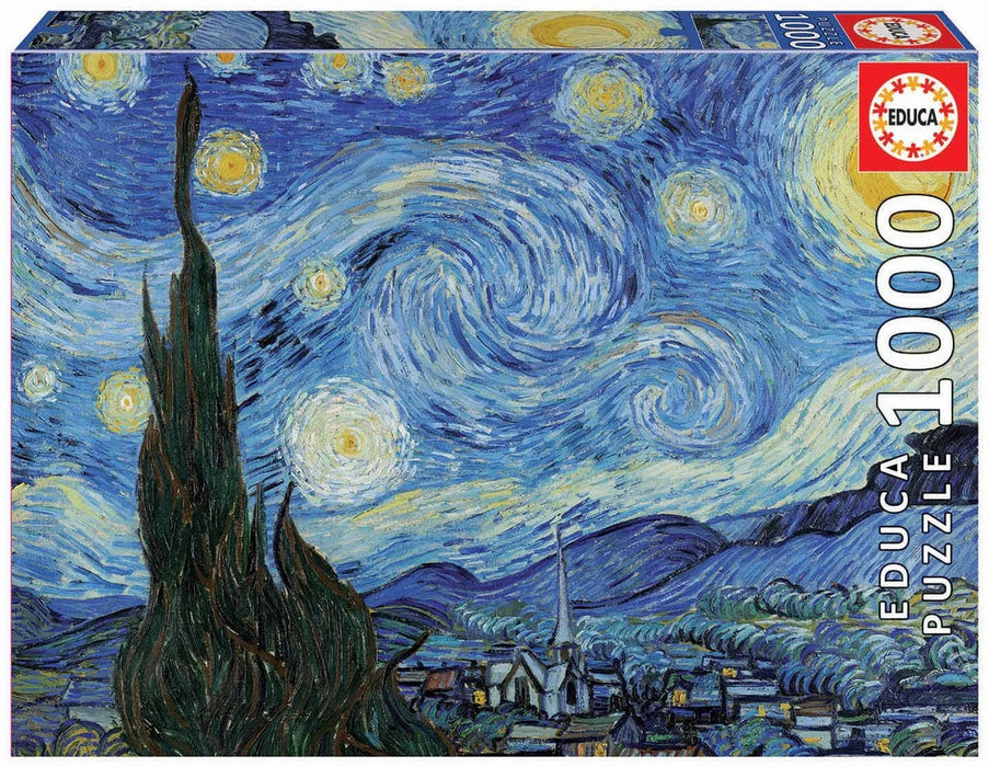 Brain Games LV Puzles Puzle 1000 - The Starry Night, Vincent Van Gogh