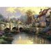Brain Games LV Puzles Puzle 1000 - Thomas Kinkade Painter of Light: Cobblestone Brooke