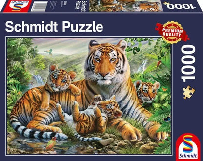 Brain Games LV Puzles Puzle 1000 - Tiger And Cubs