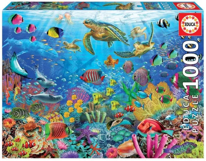 Brain Games LV Puzles Puzle 1000 - Tropical Fantasy Turttles
