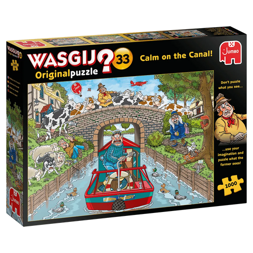 Brain Games LV Puzles Puzle 1000 Wasgij - Calm On The Canal