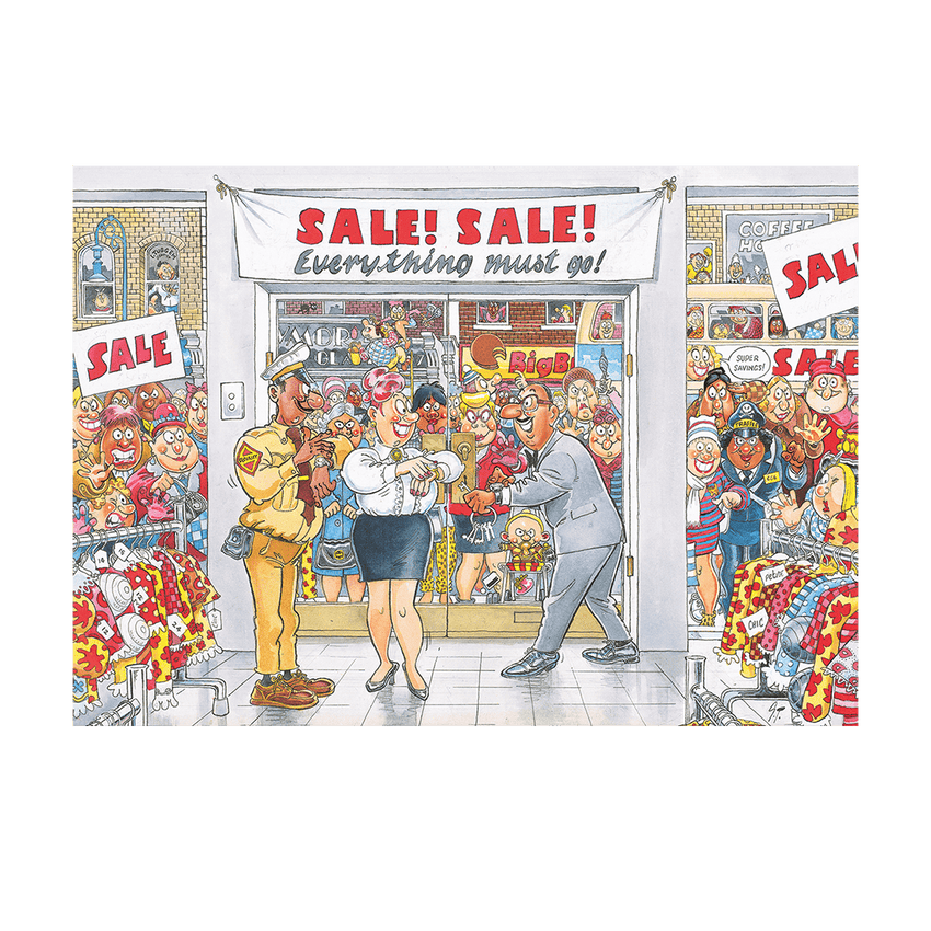 Brain Games LV Puzles Puzle 1000 Wasgij - Everything Must Go