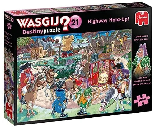 Brain Games LV Puzles Puzle 1000 Wasgij - Highway Holdup!