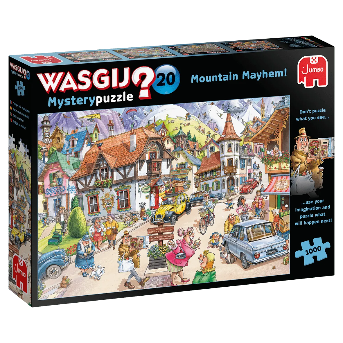 Brain Games LV Puzles Puzle 1000 Wasgij - Mountain Mayhem!