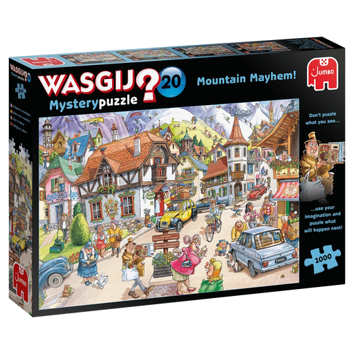 Brain Games LV Puzles Puzle 1000 Wasgij - Mountain Mayhem!