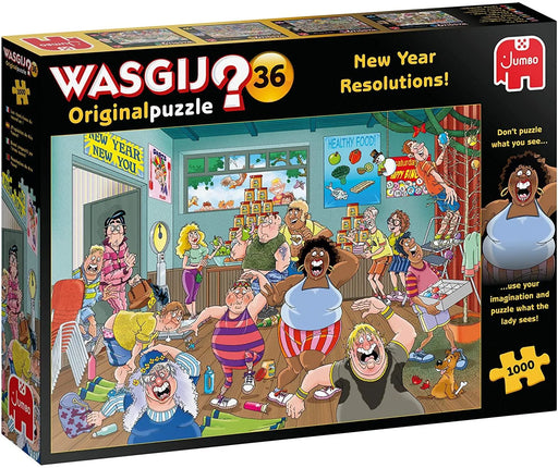 Brain Games LV Puzles Puzle 1000 Wasgij - New Year Resolutions!