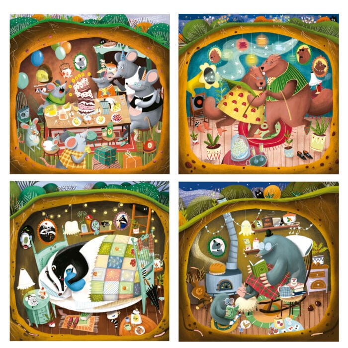 Brain Games LV Puzles Puzle 12-16-20-25 - Forest Tales