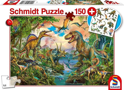 Brain Games LV Puzles Puzle 150 - Wild Dinosaurs (Tattoo)