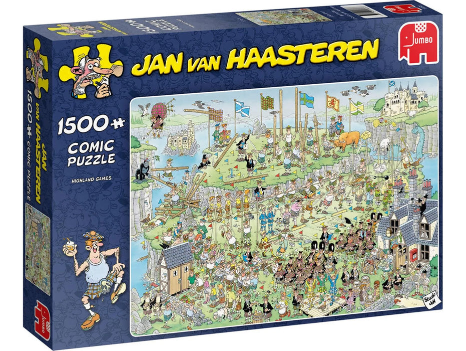 Brain Games LV Puzles Puzle 1500 Jan van Haasteren - Highland Games