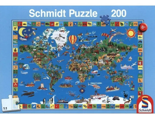 Brain Games LV Puzles Puzle 200 - Pasaules karte