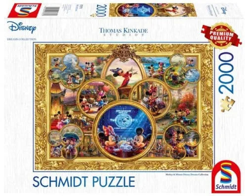 Brain Games LV Puzles Puzle 2000 - Disney, Mickey & Minnie, Dream Collage II