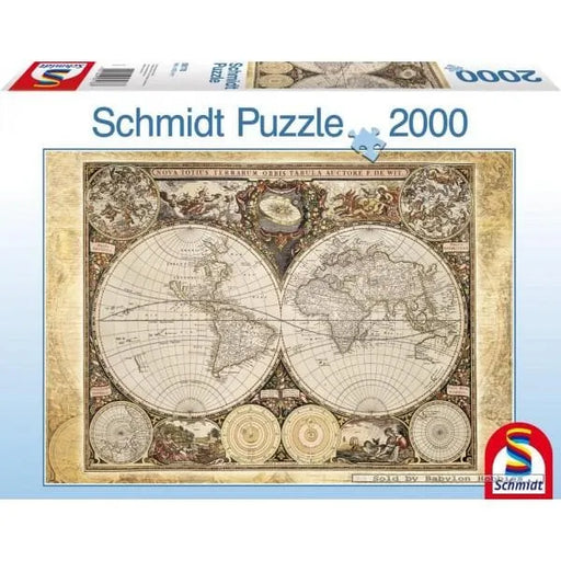 Brain Games LV Puzles Puzle 2000 - Historical Map of the World