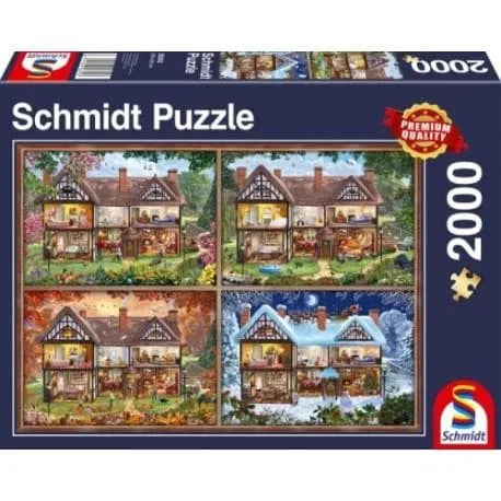 Brain Games LV Puzles Puzle 2000 - House of four seasons